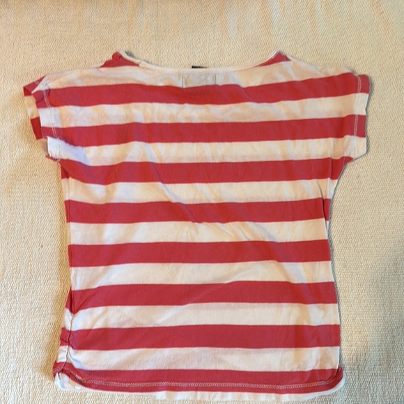 Ralph Lauren Pink and white striped knit t-shirt - Picture 5 of 6